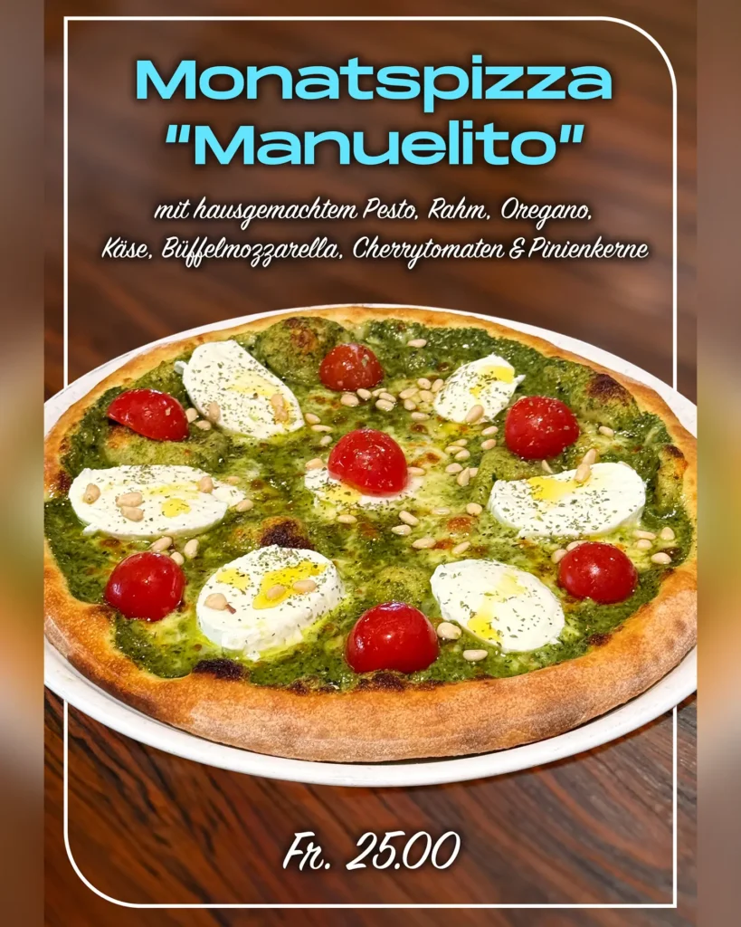 Monatspizza Manuelito